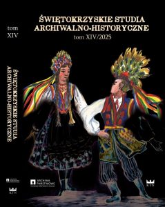 Okładka Świętokrzyskie Studia Archiwalno-Historyczne T. XIV/2025
